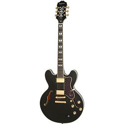 Foto van Epiphone sheraton-ii pro ebony semi-akoestische gitaar