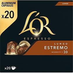 Foto van L'sor lungo estremo koffiecups voordeelpak 20 stuks bij jumbo