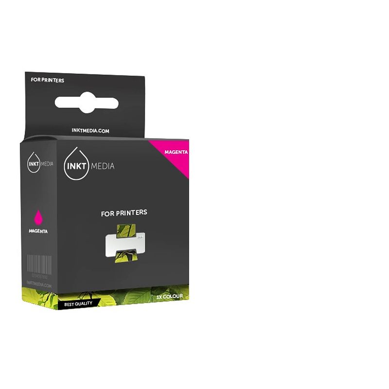 Foto van Inktmedia® -navulinkt - geschikt epson 35xl (t3593) inktcartridge magenta hoge capaciteit - navul inkt - refill inkt