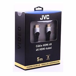 Foto van Jvc hdmi kabel hdmi ultra hd 4k gold connectors 5m