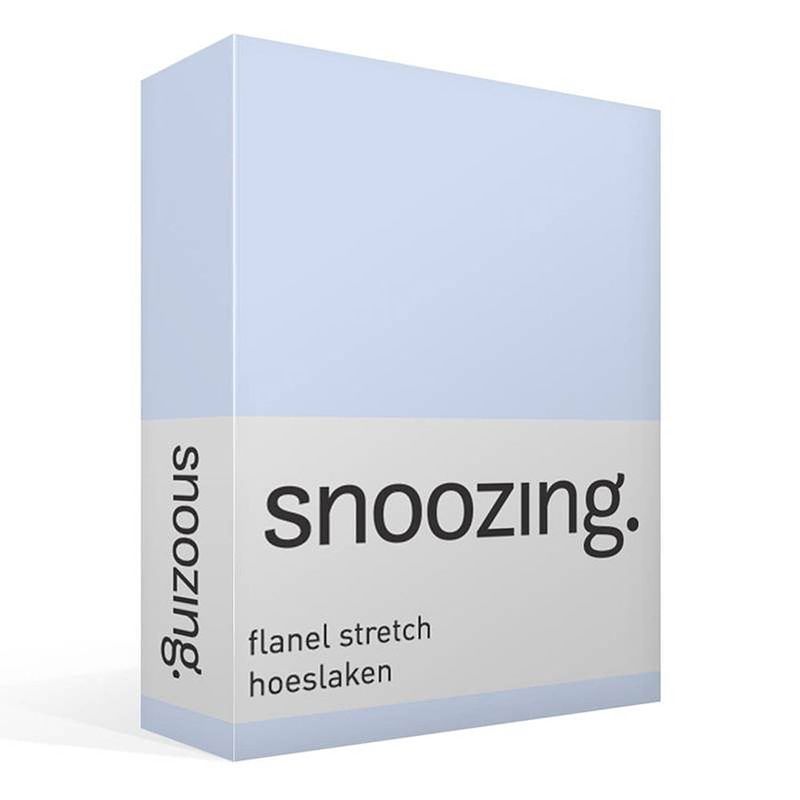 Foto van Snoozing stretch flanel hoeslaken