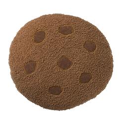 Foto van Kussen chocolate cookie - polyester - ø38 cm