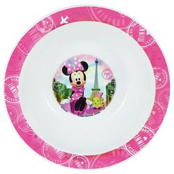 Foto van Kunststof ontbijtbordje diep disney minnie mouse 16 cm - kinderservies