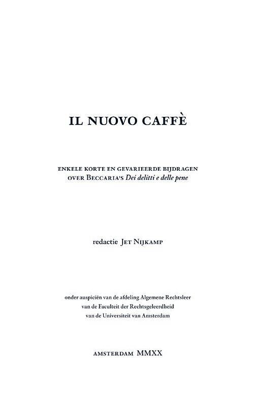 Foto van Il nuovo caffè - eva snijders en joosje thoma - paperback (9789088601651)