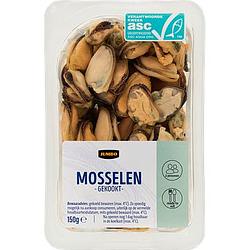 Foto van Jumbo mosselen gekookt 150g