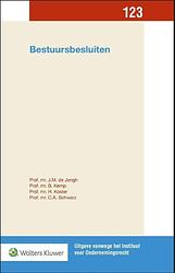 Foto van Bestuursbesluiten - hardcover (9789013163117)