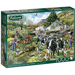 Foto van Falcon legpuzzel another day on the farm 1000 stukjes