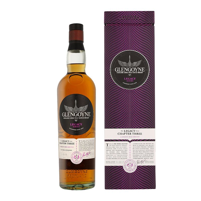 Foto van Glengoyne the legacy series chapter three 70cl whisky + giftbox