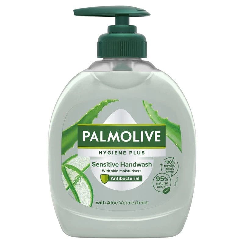 Foto van Palmolive hygiene plus sensitive antibacteriele vloeibare handzeep 300ml bij jumbo