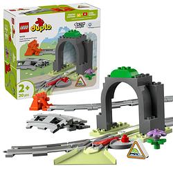 Foto van Lego duplo treintunnel en rails uitbreidingsset 10425