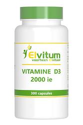 Foto van Elvitum vitamine d3 2000ie capsules