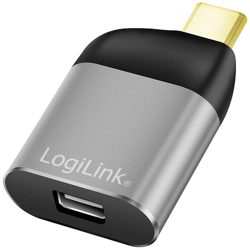 Foto van Logilink usb 3.2 gen 2 (usb 3.1 gen 2) adapter [1x usb 3.2 gen 2 stekker c (usb 3.1) - 1x mini-displayport bus] cua0205