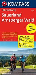 Foto van Kompass fk3054 sauerland, arnsberger wald - paperback (9783850262750)
