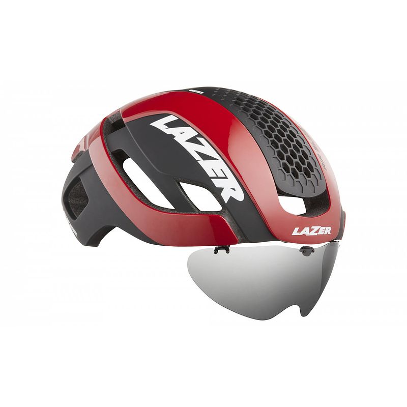 Foto van Lazer fietshelm bullet 2.0 unisex schuim/mesh rood maat m