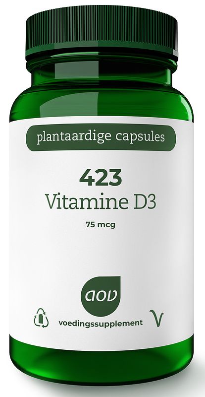 Foto van Aov 423 vitamine d3 75mcg vegacaps