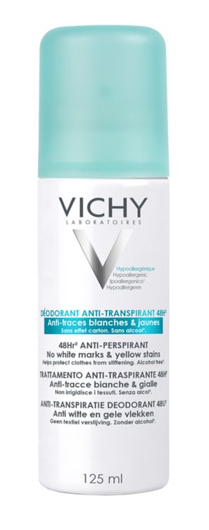 Foto van Vichy deodorant intense transpiratie spray 48 uur anti-strepen