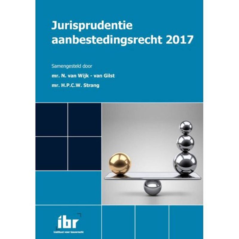 Foto van Jurisprudentie aanbestedingsrecht / 2017