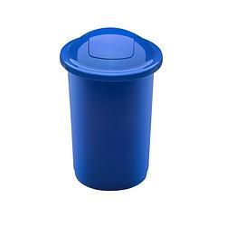 Foto van Plafor quatro prullenbak, afvalbak afvalscheiding, recycling, keuken 50l, blauw