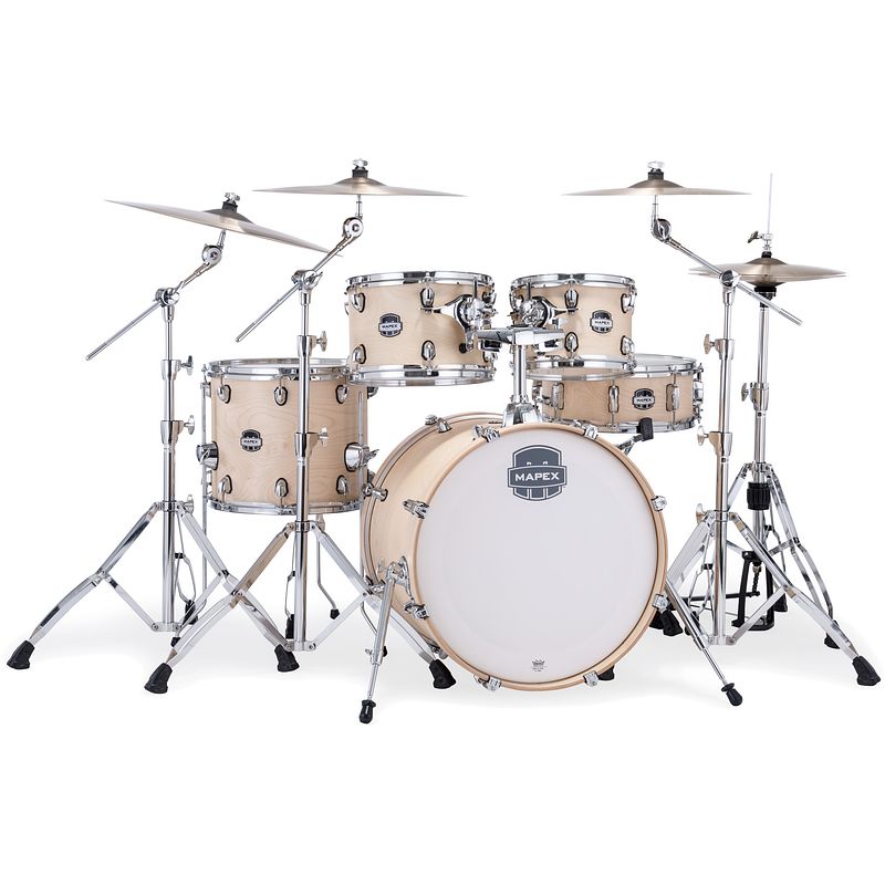 Foto van Mapex mars maple fusion natural satin 5d. shellset