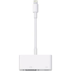 Foto van Apple apple ipad/iphone/ipod adapter [1x apple dock-stekker lightning - 1x vga-bus] 10.00 cm wit
