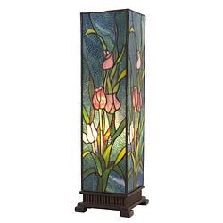 Foto van Clayre & eef tafellamp tiffany 17*17*58 cm e27/max 1*60w 5ll-5749