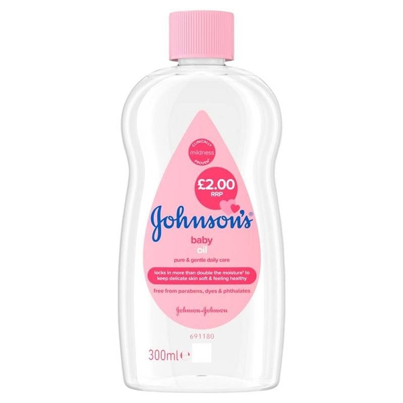 Foto van Johnson's - baby olie - normaal - 300ml