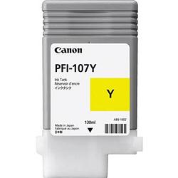 Foto van Canon inktcartridge pfi-107 geel, 130 ml - oem: 6708b001