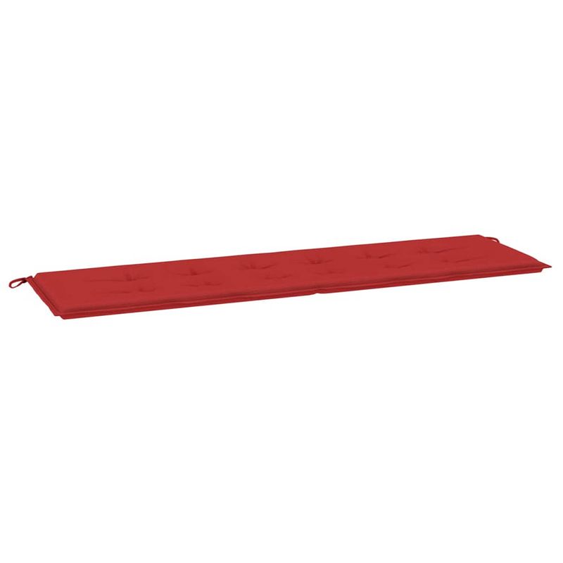 Foto van The living store tuinbankkussen - oxford stof - 180x50x3 cm - rood