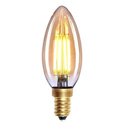 Foto van Highlight lamp led e14 kaars 4w 280lm 2200k dimbaar amber