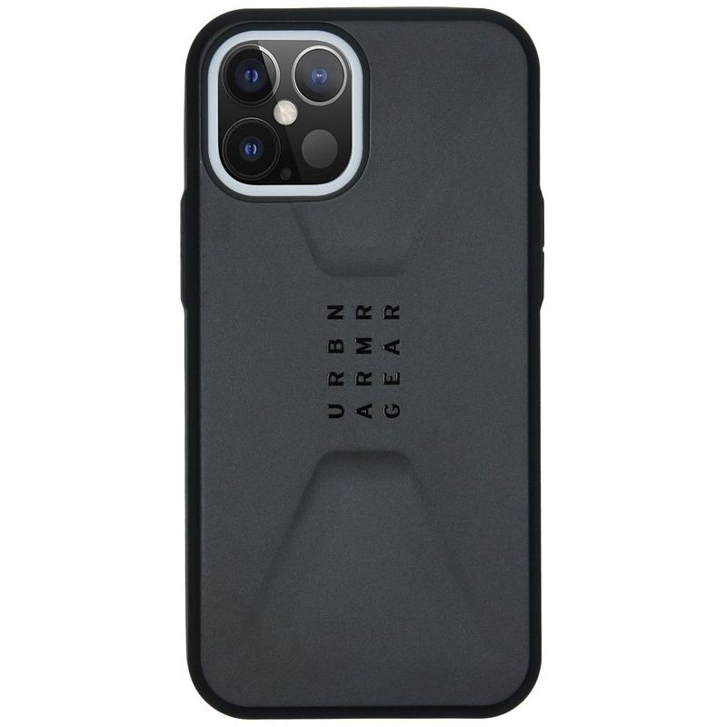 Foto van Uag civilian backcover iphone 12 pro max telefoonhoesje zwart