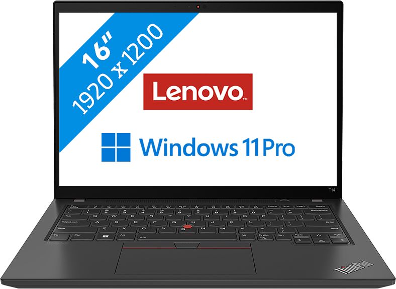 Foto van Lenovo thinkpad t16 gen 2 intel - 21hh0032mh