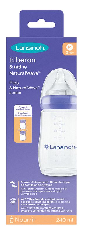 Foto van Lansinoh drinkfles 240ml