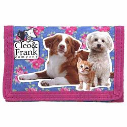 Foto van Cleo & frank kat en hond - portemonnee - 12 cm - multi