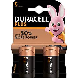 Foto van 8x duracell c plus batterijen alkaline lr14 mn1400 1.5 v - batterijen