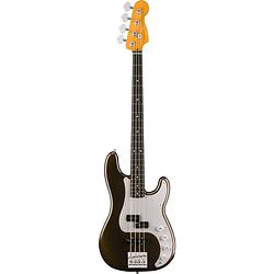 Foto van Fender american ultra ii precision bass eb texas tea elektrische basgitaar met koffer