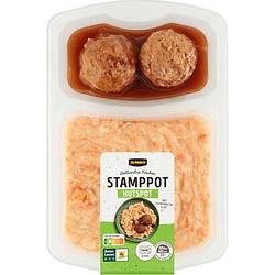 Foto van 2 voor € 6,00 | jumbo stamppot hutspot 500g aanbieding bij jumbo