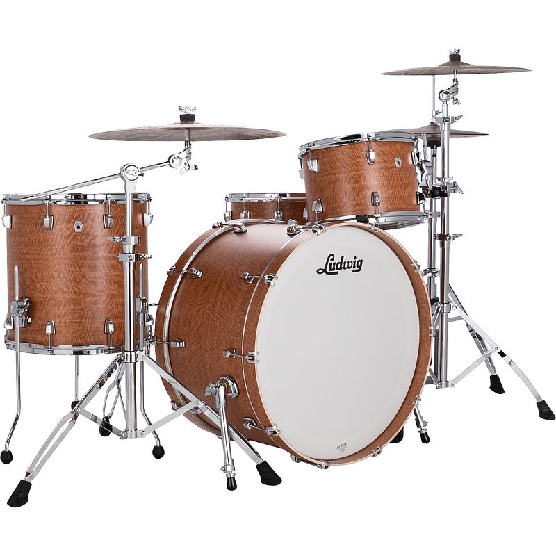 Foto van Ludwig ln24433txb3 neusonic pro beat satinwood 3-delige shellset