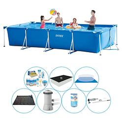 Foto van Slimme zwembad deal - intex frame pool rechthoekig 450x220x84 cm