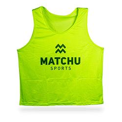 Foto van Matchu sports voetbalhesje - one-size - fluo geel
