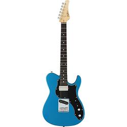 Foto van Fgn guitars boundary iliad sapphire blue metallic elektrische gitaar met gigbag