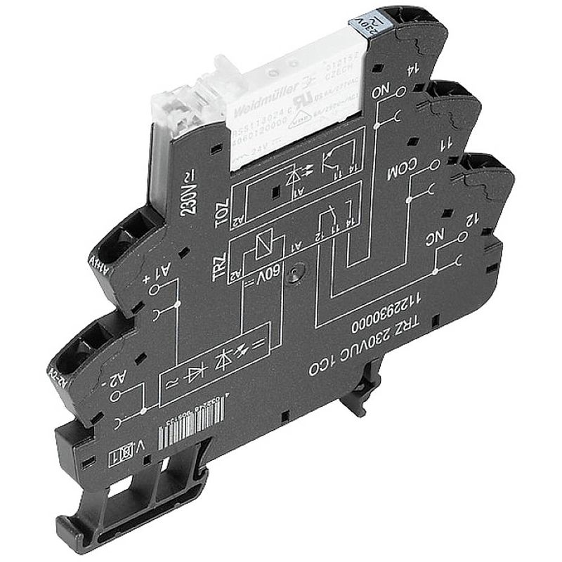 Foto van Weidmüller trz 120vuc 1co agsno koppelrelais 120 v dc/ac 6 a 1x wisselcontact 10 stuk(s)