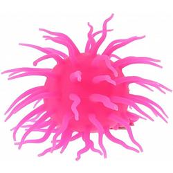 Foto van Johntoy fluffy bal met licht junior 120 mm siliconen roze