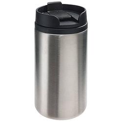 Foto van 5x thermosbekers/warmhoudbekers metallic zilver 290 ml - thermosbeker