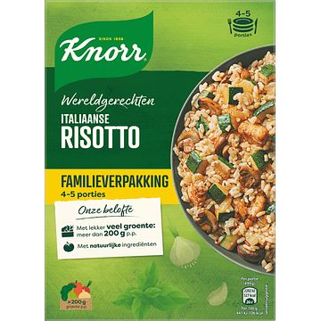 Foto van Knorr wereldgerechten maaltijdpakket italiaanse risotto xxl 430g bij jumbo