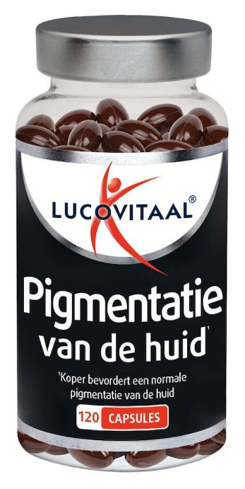 Foto van Lucovitaal pigmentatie van de huid capsules