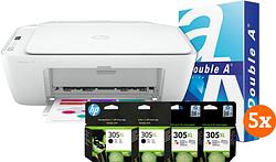 Foto van Hp deskjet 2710e + 2 sets extra inkt + 2500 vellen a4 papier