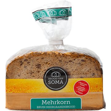 Foto van Brood van soma mehrkorn bruin meergranenbrood 450g bij jumbo