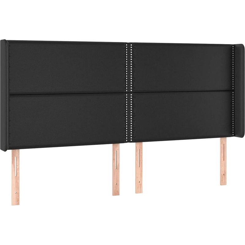 Foto van The living store boxspring bed - led - kunstleer - 180x200 cm