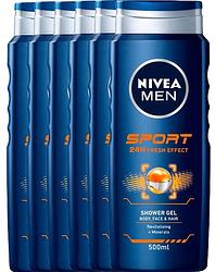 Foto van Nivea men sport shower gel voordeelverpakking
