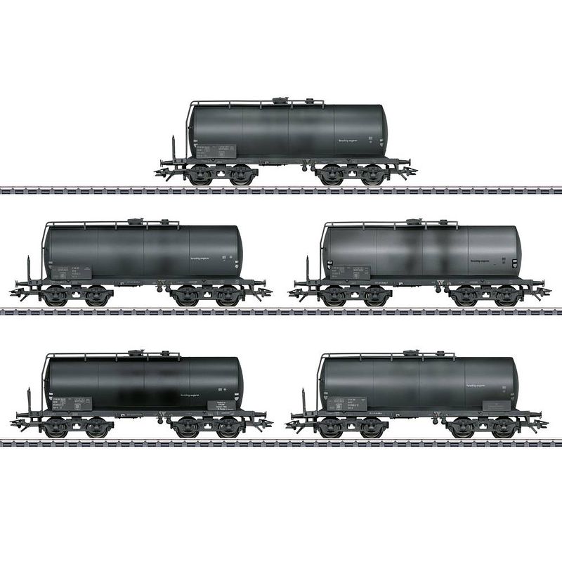 Foto van Märklin 46538 h0 set met 5 ketelwagens van de dr